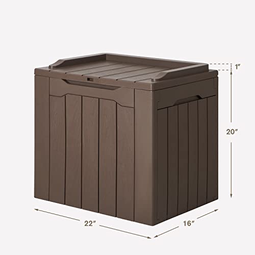 Waterproof Outdoor Storage Box for Patios and Gardening Tools