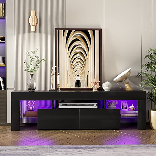 LED-Lit TV Stand for Up to 70 Inch TVs