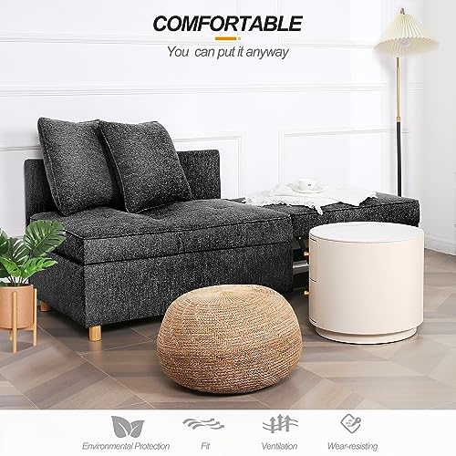 Convertible Sofa Bed for Small Spaces - Black