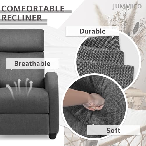 Aurora Grey Modern Recliner Chair for Home Theater