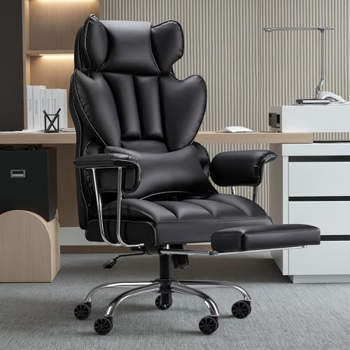 Executive Leather Office Chair for Big and Tall People