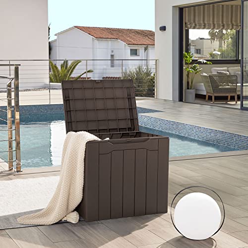 Waterproof Outdoor Storage Box for Patio Furniture and Garden Tools