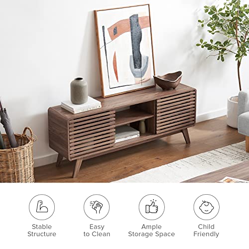 Mid Century Modern TV Stand for 55-65 inch TVs